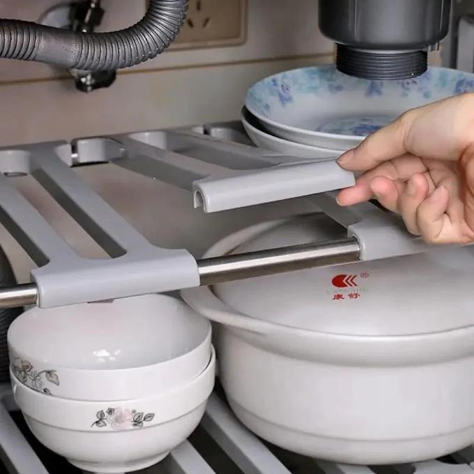 رف تخزين من طبقتين – تنظيم عملي للمنزل - الصورة 3